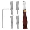 Leather Edge Creaser Tools, Shallow Slot Edge Lineer Stainless Steel For Leathercraft Crimping Working Arch Groove Pressure