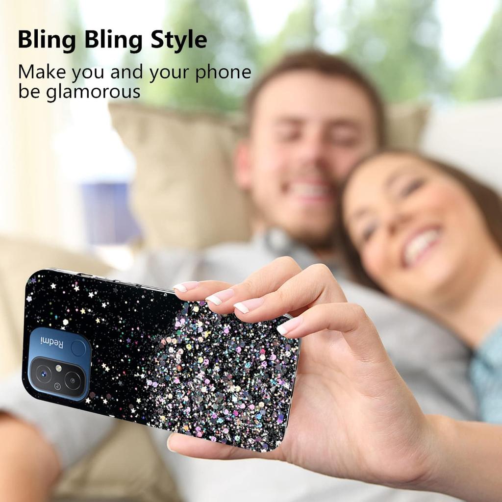 Чехол для Xiaomi Redmi 12C 13C A2 A1 A3 12 10C 10 Redmi Note 13 Pro Plus 12 11 Poco X6 M6 X5 Pro M5S X3, блестящий блестящий силиконовый мягкий тонкий чехол