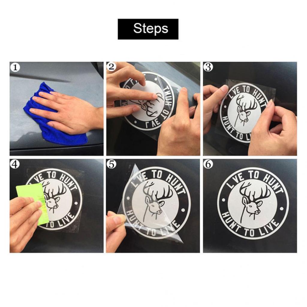 Witch On Flying Broom Car Auto Sticker Bumper Window Laptop Halloween DIY Decal