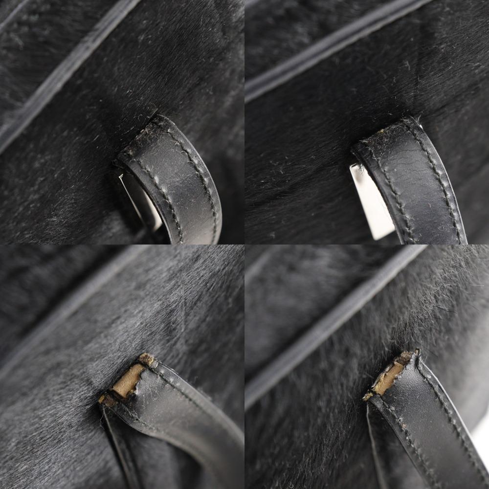 Gucci Old Gucci Tote Bag 000.2296.0528 Black Harako Women Used