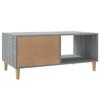  Coffee Table, Grey Sonoma Oak, 89.5x50x40 Cm