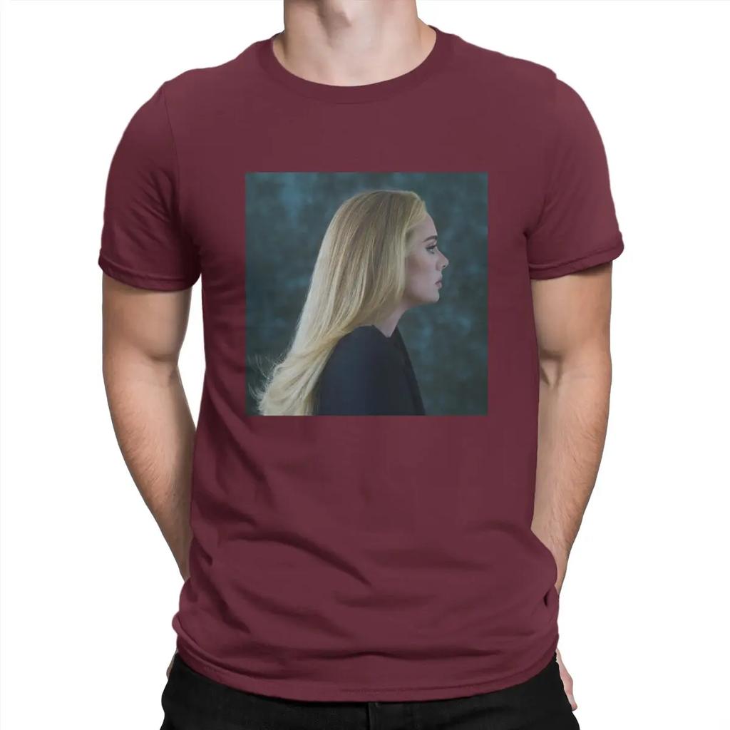 30 Pop Music T-Shirt Men A-Adele Singer Casual Cotton Tee Shirt Crew Neck Short Sleeve T Shirt Summer Clothing