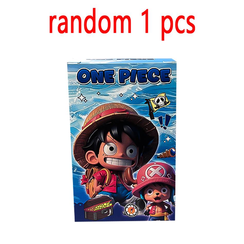 Аниме One Piece-серия Пиратский корабль Слепая коробка Мешок-сюрприз Игрушки Кукла Милая Аниме Фигурка Настольные украшения Коллекция