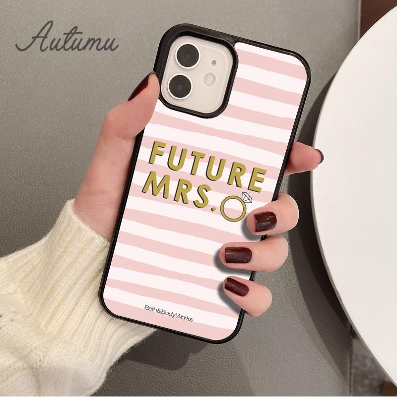 Чехол для телефона «Будущая миссис Невеста» для iPhone 17 Air 15 16 16e 11 12 13 14 Pro Max Plus Cover coque Fundas Shell
