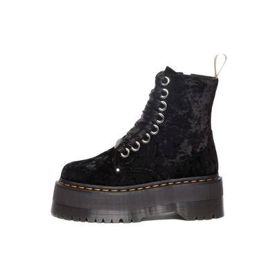 Замшевые ботильоны с круглым носком на шнуровке, удобные короткие ботинки, женские ботинки, черные 31030001