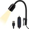 Светодиодная клип-лампа для USB-аквариума, гибкий кронштейн, несколько режимов, свет для аквариума, для небольшого аквариума с водными растениями, декор для дома и офиса