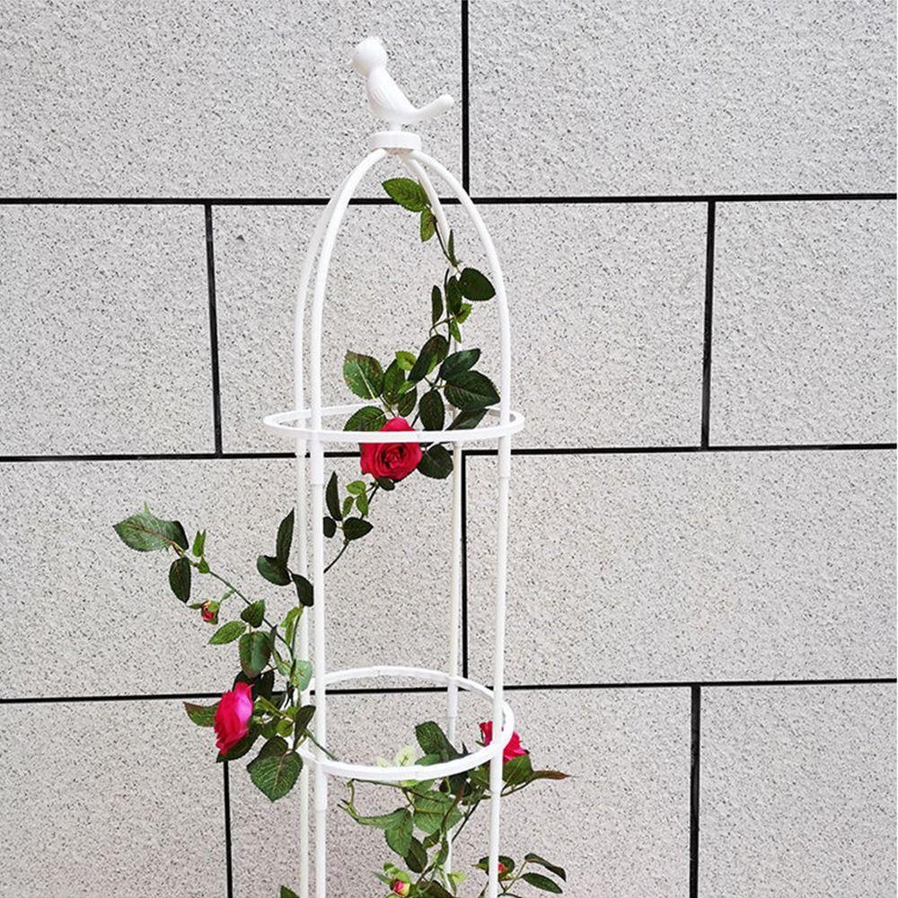 Rose Tomato Balcony Gardening Support Rod Planting Rack Climbing Vine Rack Flower Pot Holder