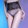 Женские трусы с высокой посадкой, кружевные, прозрачные, с масляным блеском, бесшовное нижнее белье Aurora, ультратонкие эластичные трусики