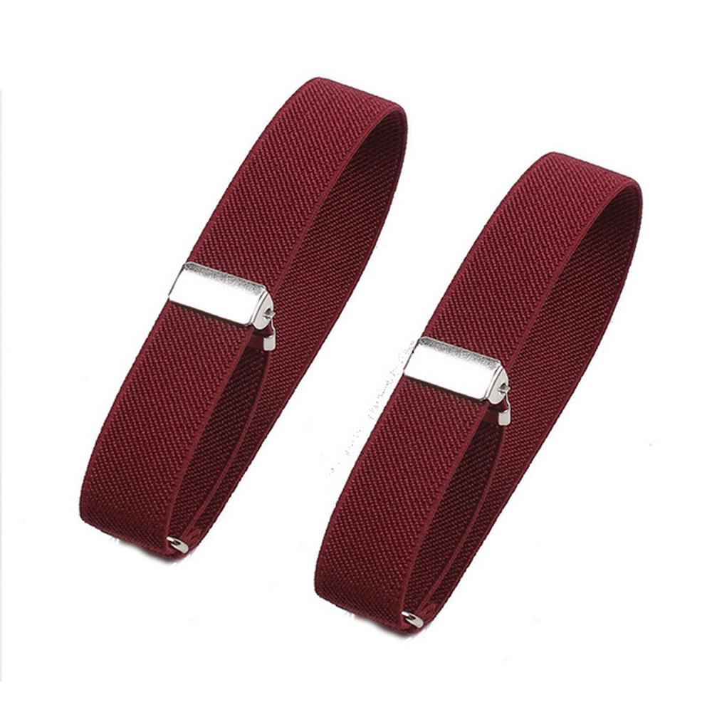 1 Pair Elastic Armband Shirt Sleeve Holder Women Men Fashion Adjustable Arm Cuffs Bands for Party Wedding Clothing Accessories