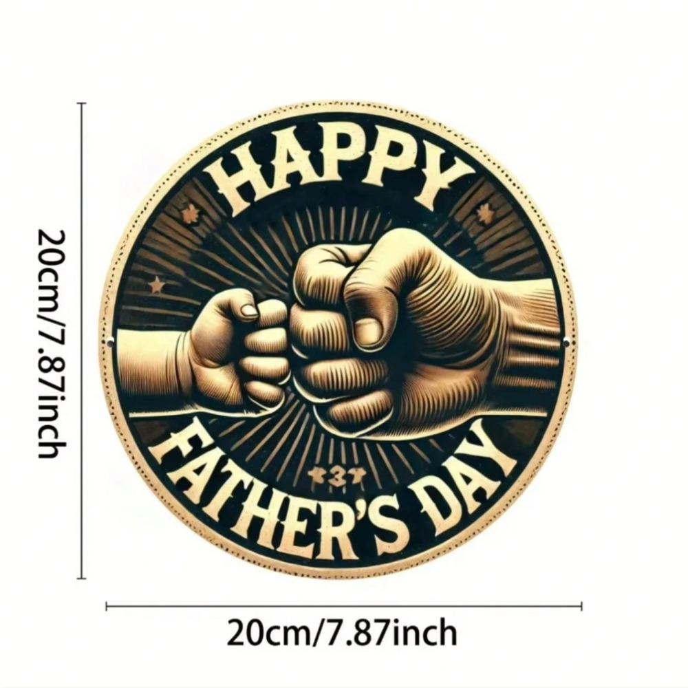 Vintage Metal Wall Art Rustic Decor Father's Day Gift