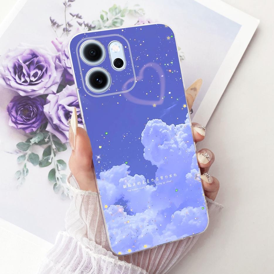 Чехол для Oppo Reno 14 Pro Чехол Reno14 F 5G с рисунком из разноцветных цветов Мягкий тонкий чехол для телефона Для Oppo Reno 14F Reno14 FS Pro Fundas