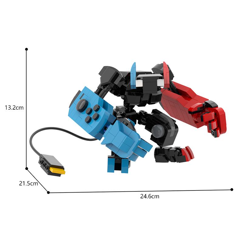 Buildmoc Ideas Games Console Transform Mecha Robots MOC Set Building Blocks Kits Toys for Children Kids Gifts Toy 418PCS Bricks