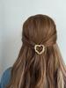 1 шт. Элегантная золотая металлическая простая резинка для волос серебряная металлическая французская весенняя заколка для волос Y2K заколки для волос сплав модные шпильки аксессуары защелка сбоку