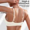 Бесшовное нижнее белье, глубокий V-образный вырез, сексуальные подтяжки, без косточек, пуш-ап и дышащий бюстгальтер