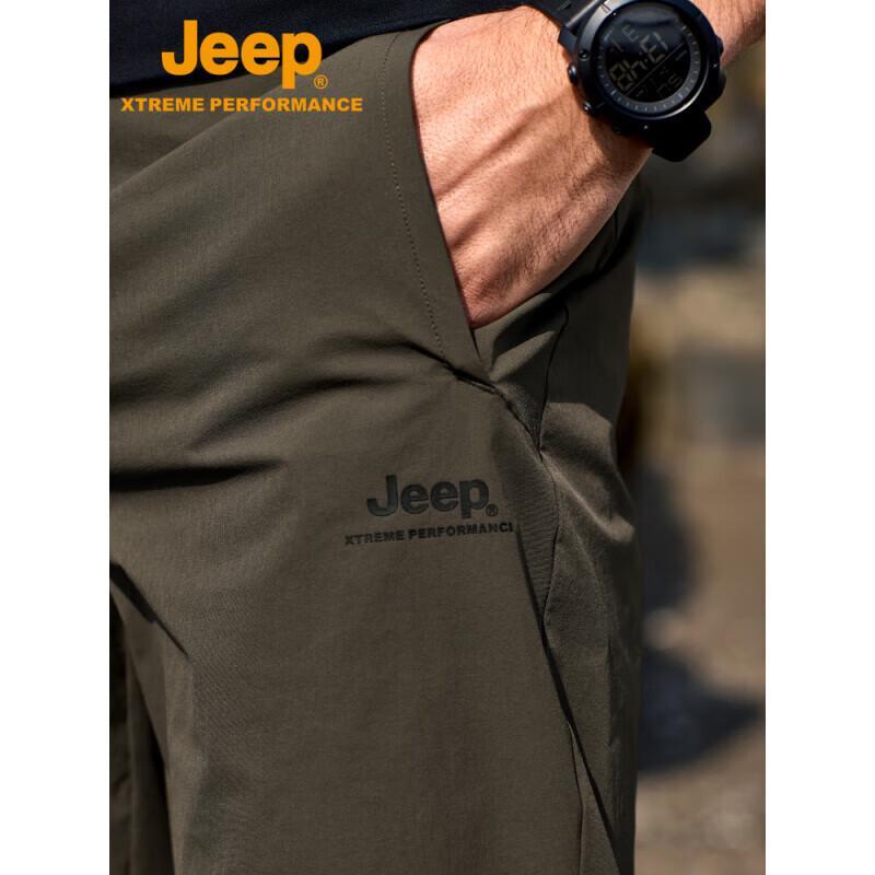JEEP Men's 2025 Breathable Quick-Dry Outdoor Shorts