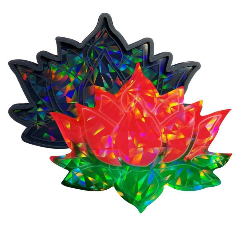 Голографическая форма для подставки Lotus, силиконовая форма для подставки под чашку, коврик для эпоксидной смолы, форма для литья подставки из смолы, домашний декор