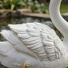 Плавающая фигурка лебедя Водонепроницаемое украшение для пруда в виде лебедя Устойчивое к погодным условиям Реалистичное для декора ландшафта