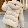 Fashion Winter Coat Female Outerwears Hooded 2024 Loose Thick Warm Jackets for Women Short Parkas