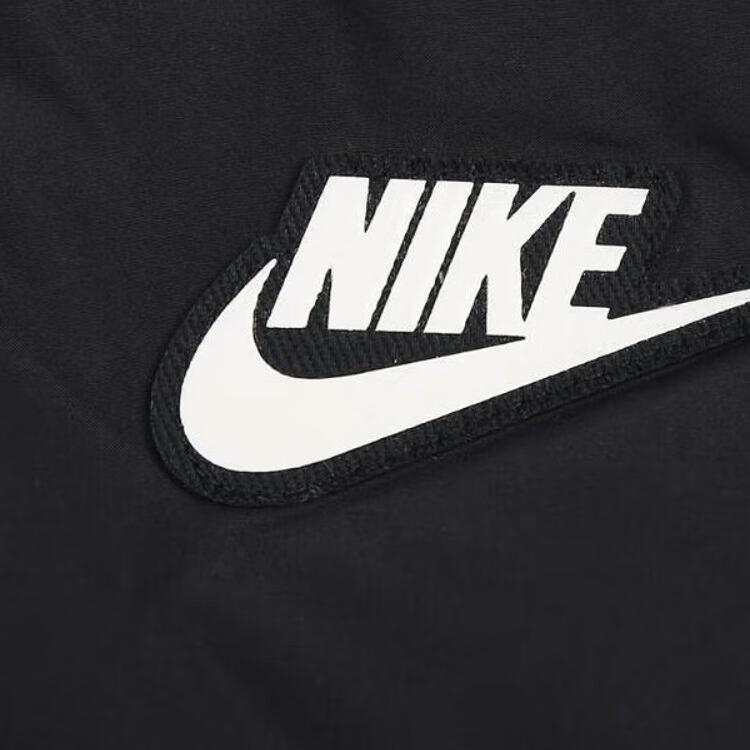 Nike Теплый удобный универсальный пуховый жилет Классический дизайн с логотипом Детские жилеты Черный NY2442027PS-001