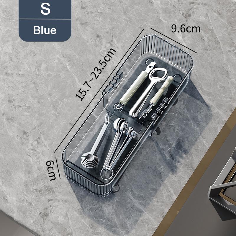 Органайзер для выдвижного ящика для столовых приборов Регулируемая корзина для хранения столовых приборов Разделитель для хранения столовых приборов Органайзер для косметики