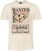 ONE PIECE T-shirt CHOPPER TONY WANTED adult t-shirt ORIGINAL official BEIGE