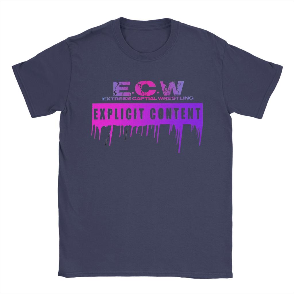 ECW Hardcore Wrestling Cotton TShirt For Couple Summer YK Basic T Shirts Trending Tee Shirt Plus Size Wholesale Tops