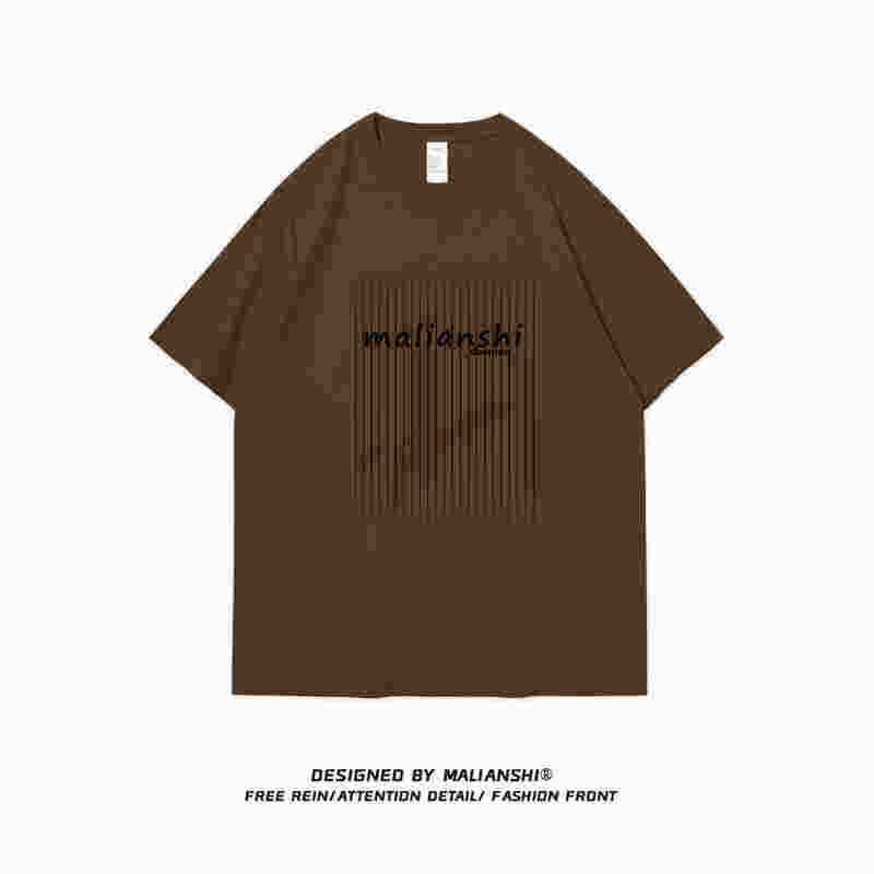 Женская футболка большого размера из чистого хлопка серого цвета с коротким рукавом - летний модный европейский и американский дизайн