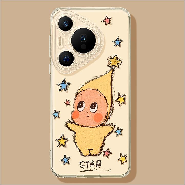 Star doll for huawei purapro + cartoon silicone ultra premium soft phone case