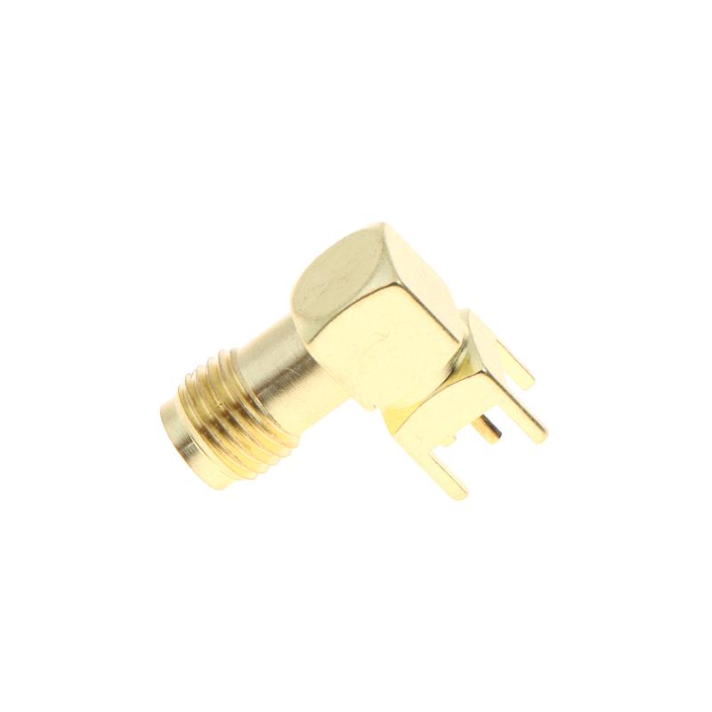 10/20Pcs Sma-Kwe Angled Sma Rf Connector Socket 90-Degree Angled Four-Pin Sma Female Connector W External Thread Internal Bore