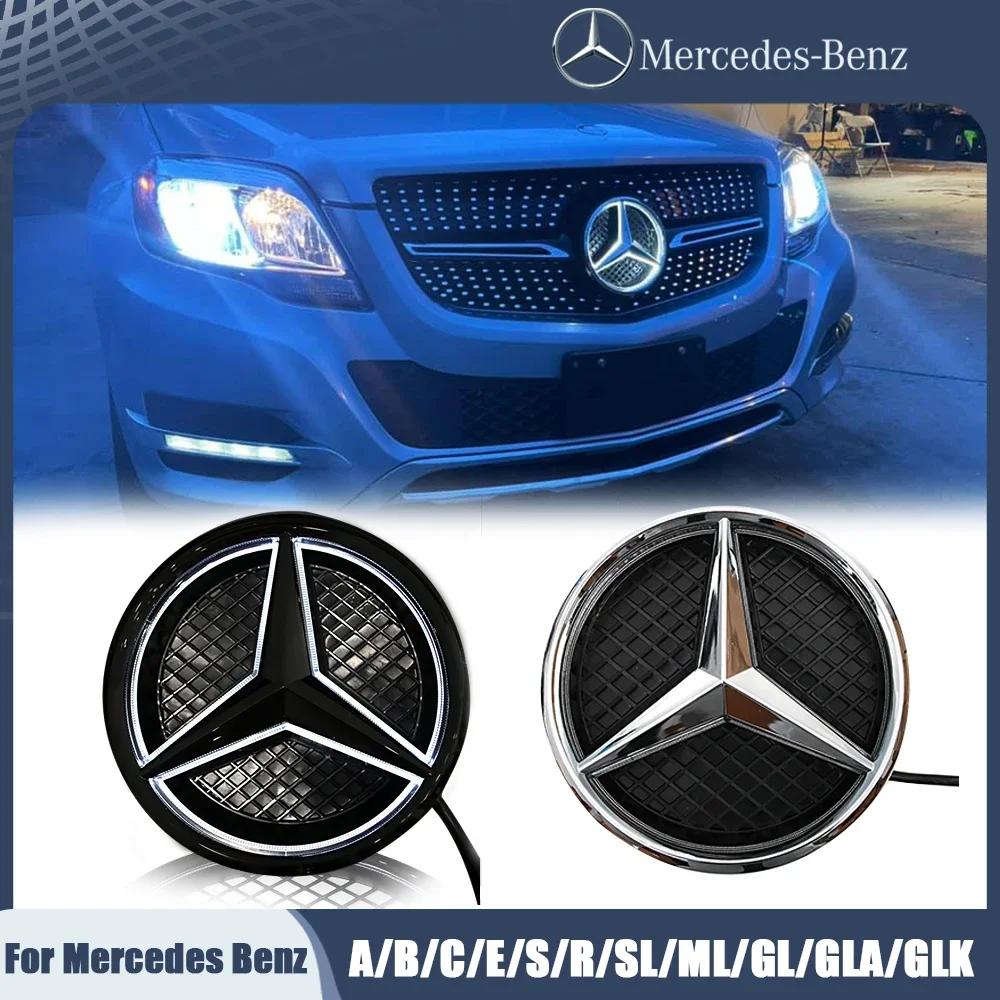 For Mercedes Benz For Mercedes Benz W176 W246 W205 W212 W207 W217 W251 R231 W166 X166 X156 X204 Glossy Black OE Style Led Car Fr