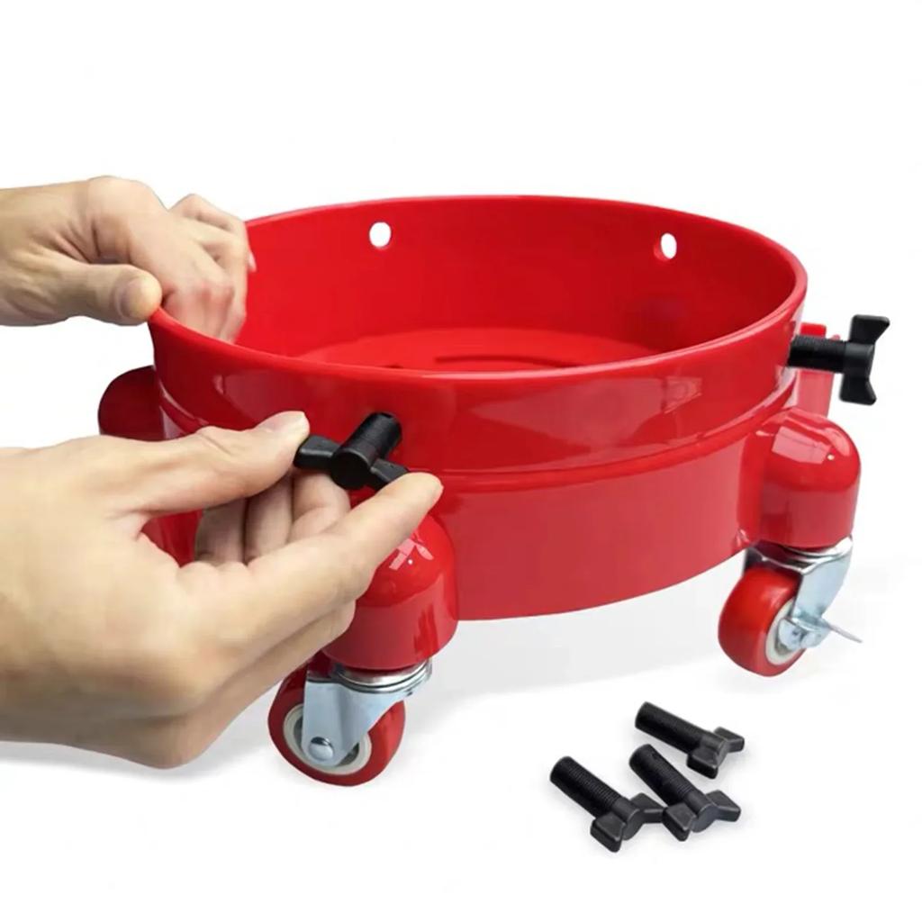 Тележка с ковшом, вращающаяся на 360°, съемная тележка с колесами, поддон для хранения, инструменты для мойки автомобилей в тяжелых условиях, аксессуары
