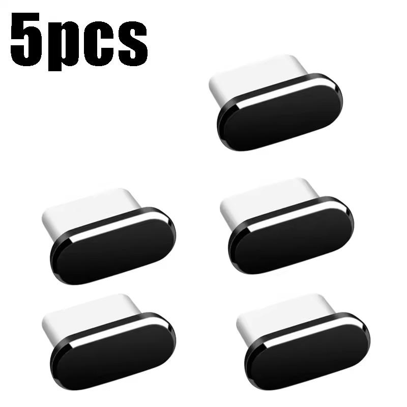 9/1Pcs Type C Anti Dust Plugs Metal USB C Port Caps Protectors for Iphone Samsung Xiaomi Huawei Charging Port Dust Cover Caps2