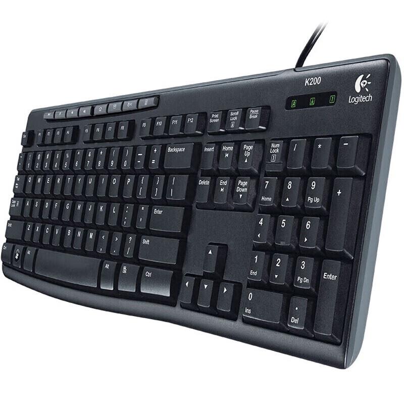 Logitech MK200 Wired Full-Size Keyboard and Mouse Combo