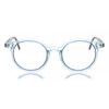 Full Rim Oval Transparent Blue Chas Tr 97a Fashion Unisex Eyeglasses