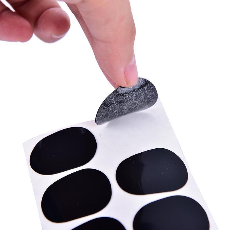 8 шт. 0,5 мм накладки для мундштука сопранового саксофона, черные