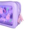 Barbapapa Greeting Life Window Pouch M Size Purple BBZ-251
