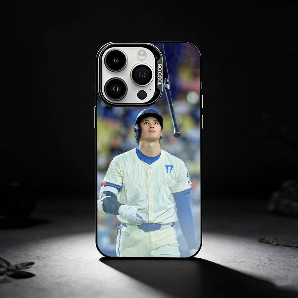 Pitcher S-Shohei Ohtani Phone Case For iPhone 17,16,15,14,13,12,11 Plus,Pro Max,XS,Colored silver phone case