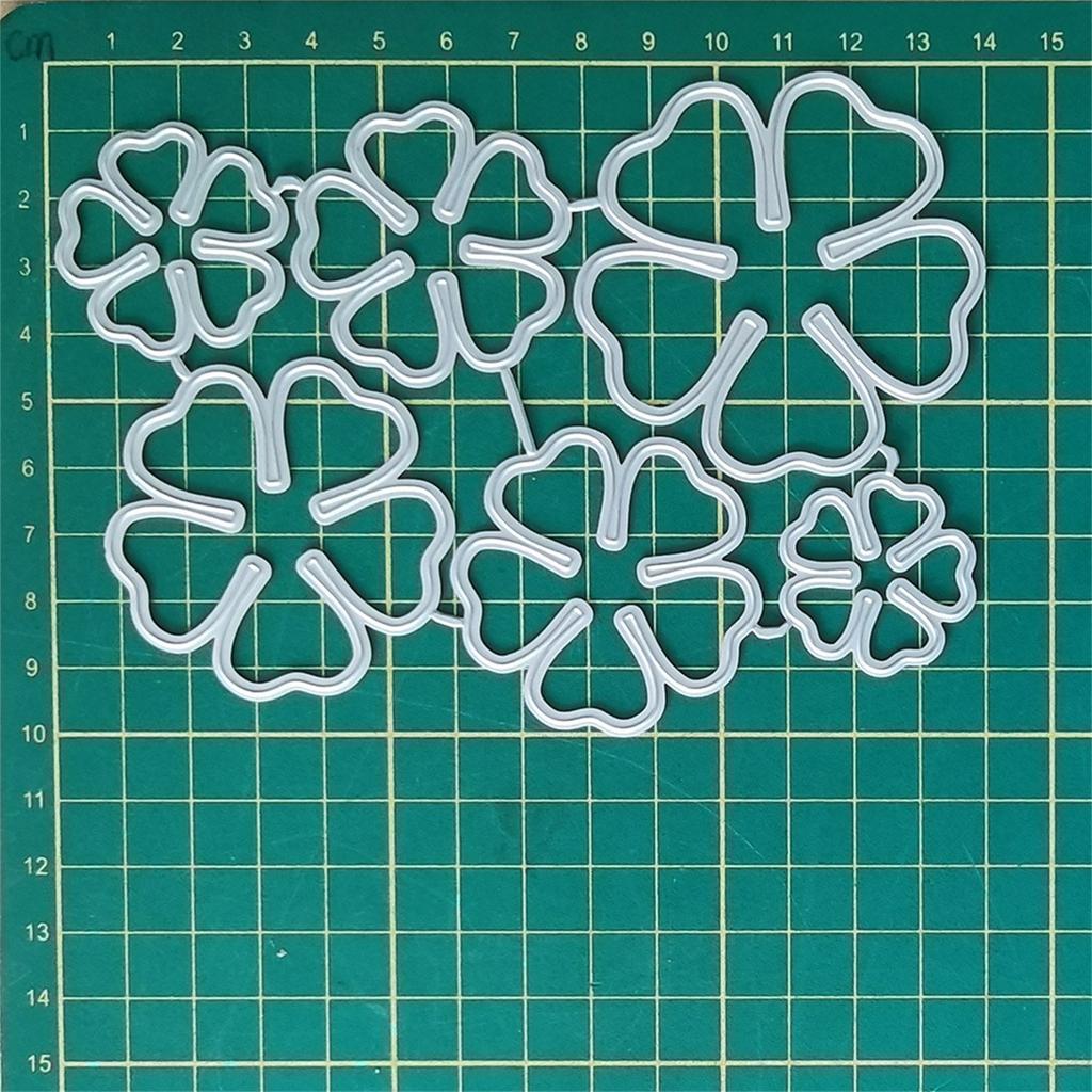 6 шт. Новые штампы 3D Роза Цветок Вырубные штампы Трафареты Скрапбукинг Тиснение DIY Поделки Бумажные открытки Декор альбома Металлические штампы Вырезать