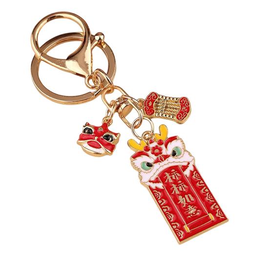 Женский металлический брелок с подвеской в виде дракона, подвески на сумку, изысканный рельефный брелок для автомобиля