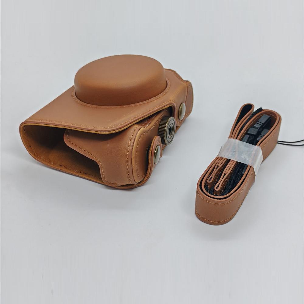 G7X II III PU Leather Camera Bag Case For Canon PowerShot G7X Mark II III G7XIII G7X3 G7XII G7X2 Full Body Cover With Strap