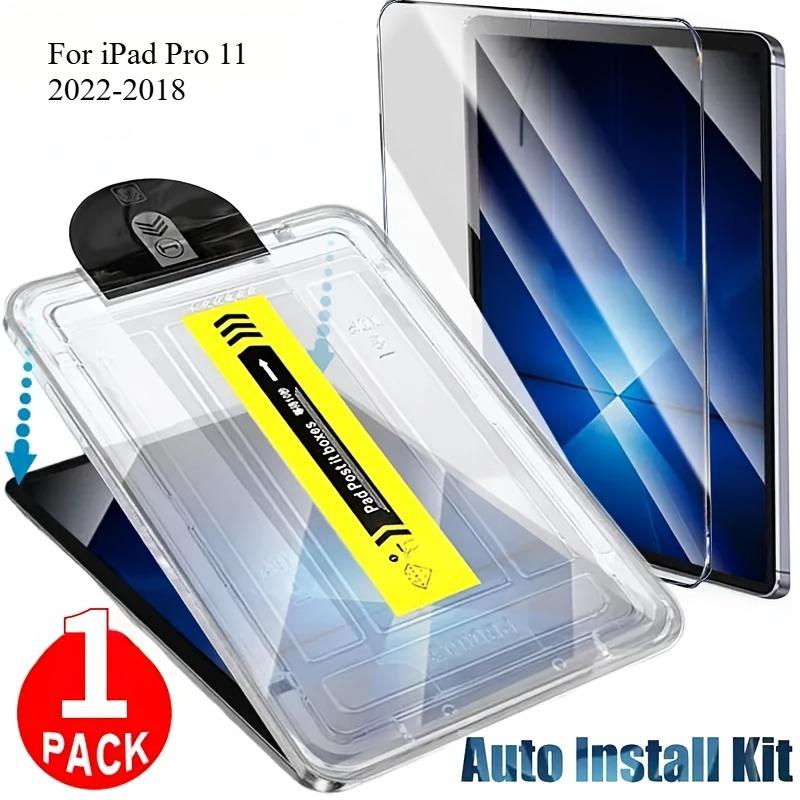 1 упаковка Защитное стекло для экрана iPad A16 2025 Air 11 Pro 13 10-го поколения 10,9 дюйма Инструмент для автоматической установки HD-пленка