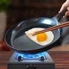 Uncoated Iron Frying Pan 20-34cm Steak Egg Skillet Durable Cast Iron Pan  Gas Induction Cooker