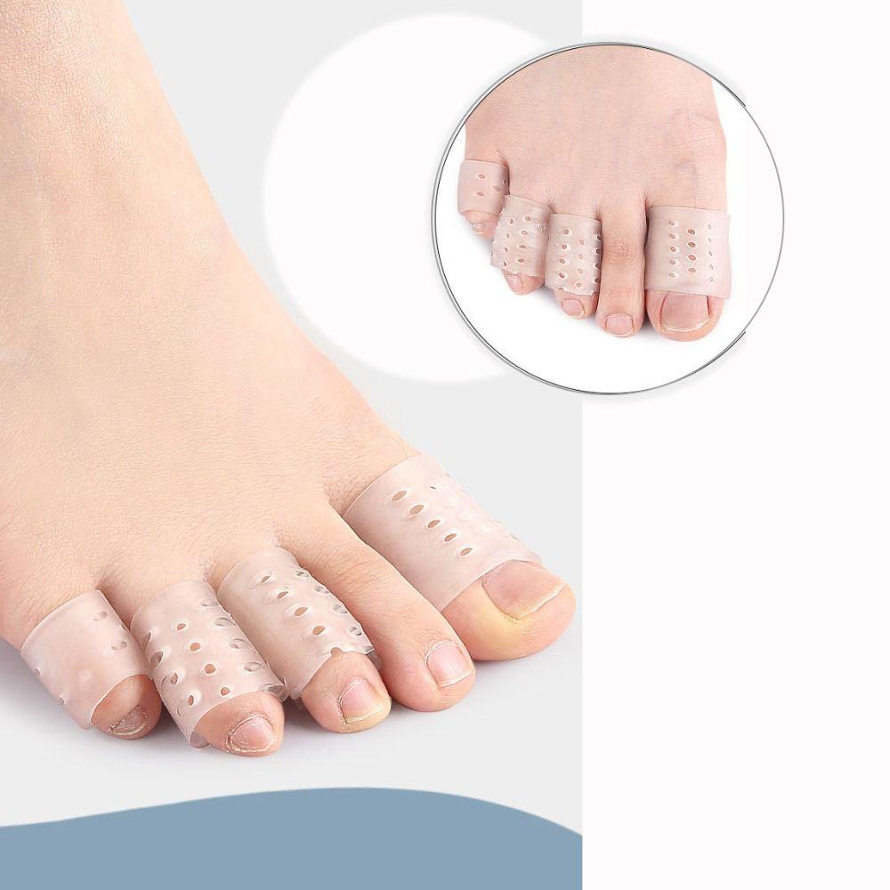 Anti-Friction Finger Toe Caps Silicone Foot Care New Toe Separator