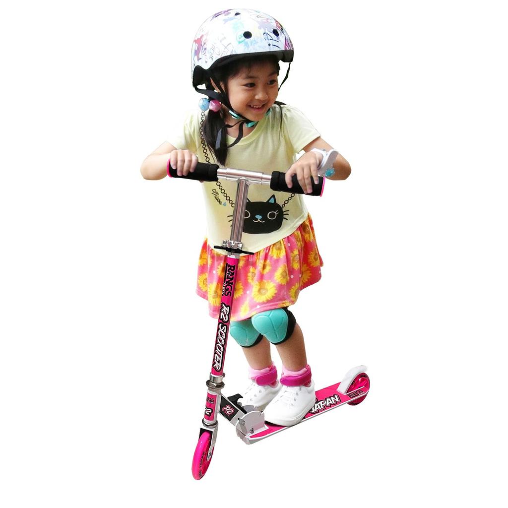 Самокат Langs Japan R2 Langs Pink Складная регулировка Сертификация CE (ДИАПАЗОНЫ) 3-х уровневый