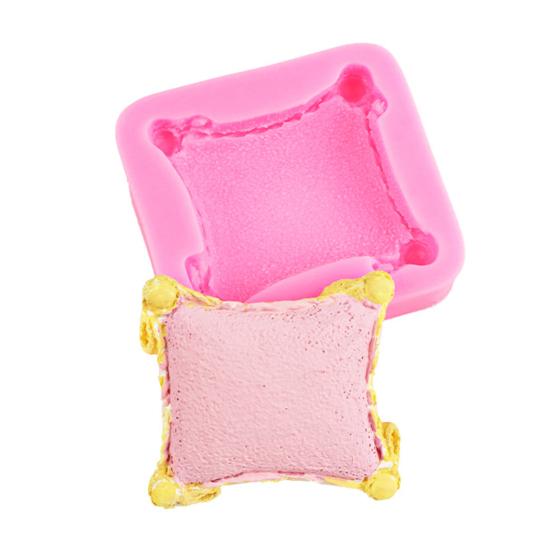 3D Подушка Силиконовая Форма Торт Помадка Форма для Мастики Сахарная Мастика Мастика Кекс Украшения Топпер Украшения Сахарное Ремесло Сахарный Декор