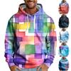 Men's Loose Printed Hooded Sweatshirt Men's Casual Fashion Sports Sweatshirt