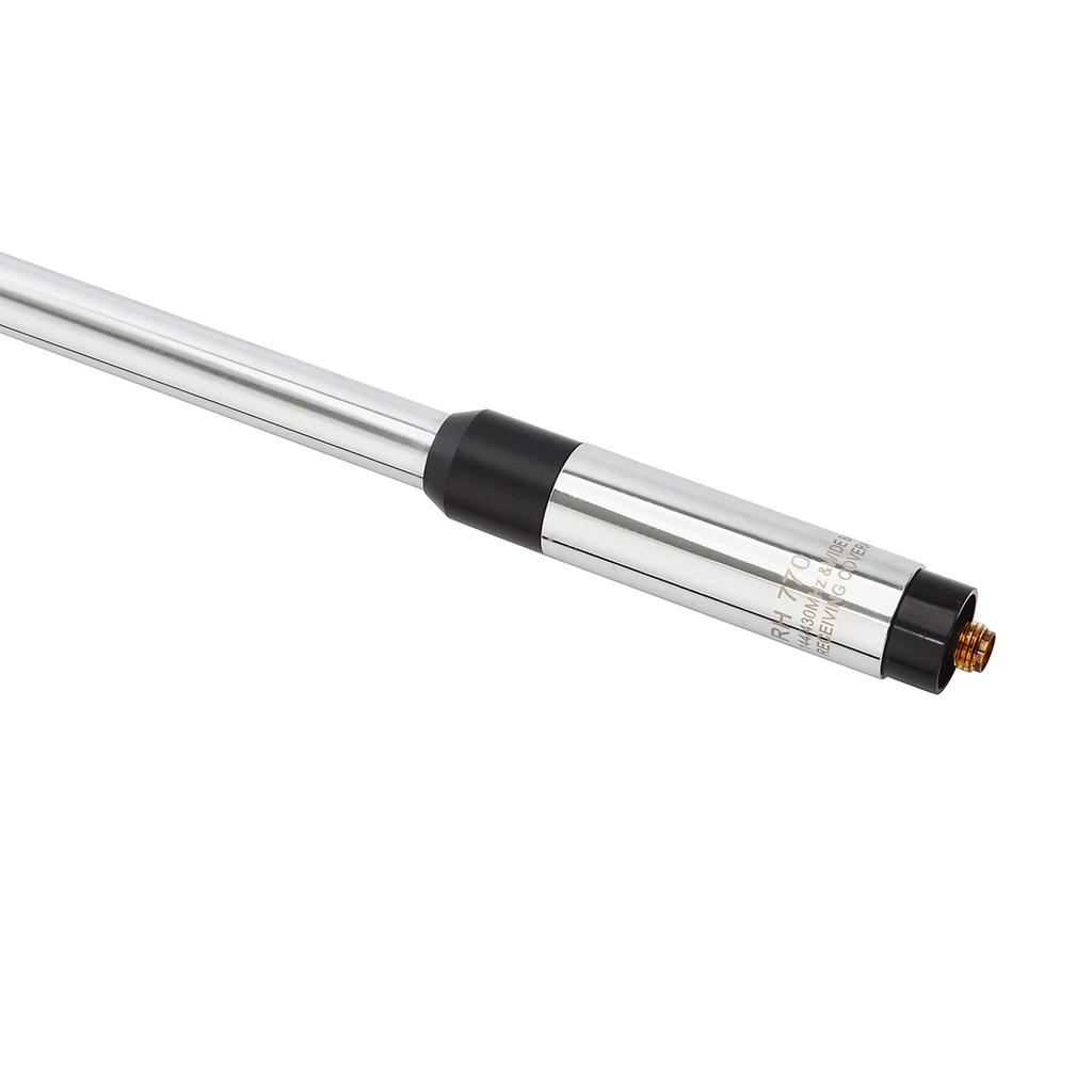 Band Compatible Handy Rod Antenna SMAJ Type 11 Stage Telescopic Wireless Antenna Compatible with for 144/430MHz VHF/UHF YAESU/KENWOOD/BAOFENG