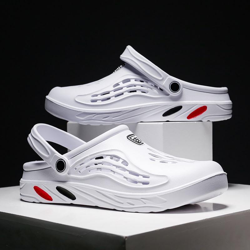 Мужские тапочки EVA Outdoor Vacation Simple Sandals Indoor Anti-slip Waterproof Clogs Off White Shose Summer Platform Shoes