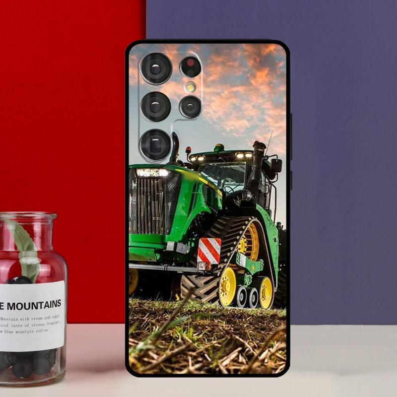 Фермерский трактор Чехол для Samsung Galaxy S25 Ultra S9 S10 S20 FE S21 S22 S23 Plus S24 Ultra