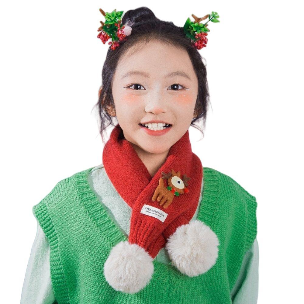 Thickening Boys Girls Knitting Scarf Cartoon Bib Children Kids Winter Scarves  Autumn Winter